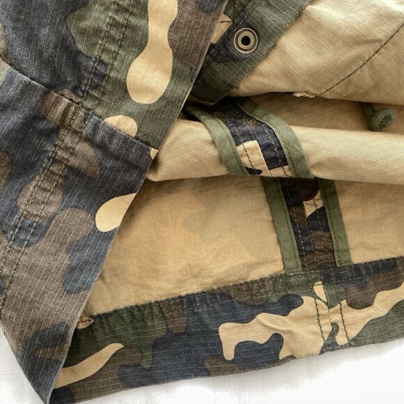 Gap Camo Utility Jacket Flap Pocket Military Full Zip Gorpcore Womens Medium - Picture 11 of 14